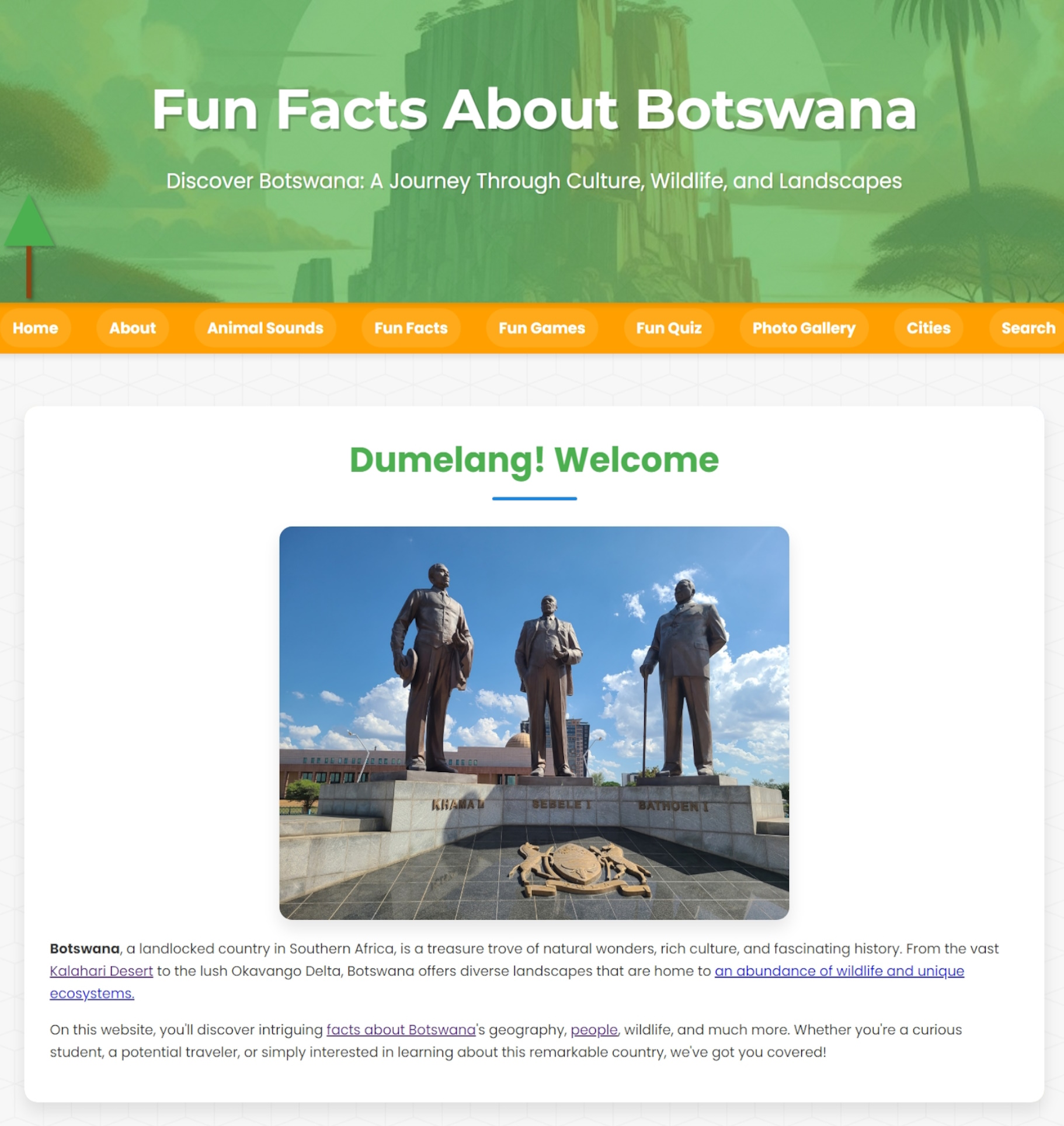 Botswana Website