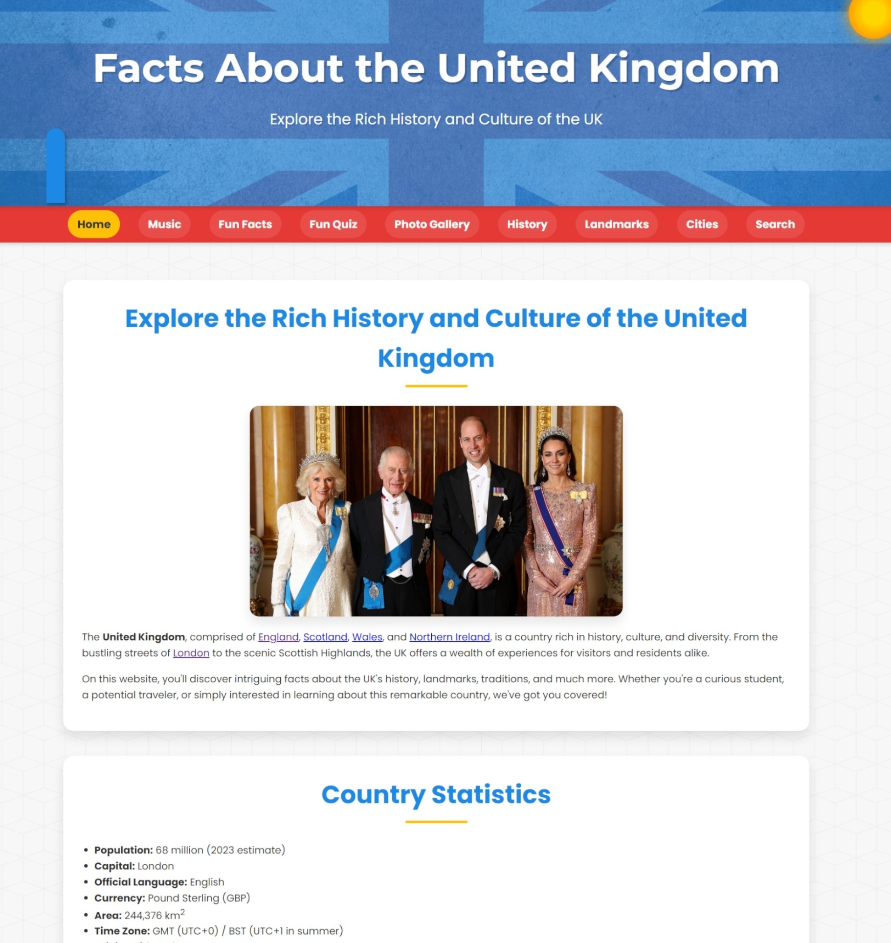 The United Kingdom Website